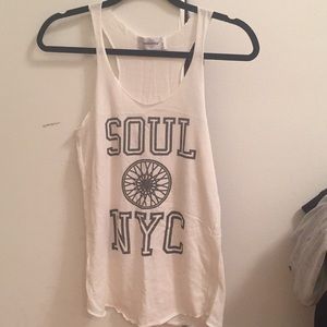 SoulCycle White Tanktop